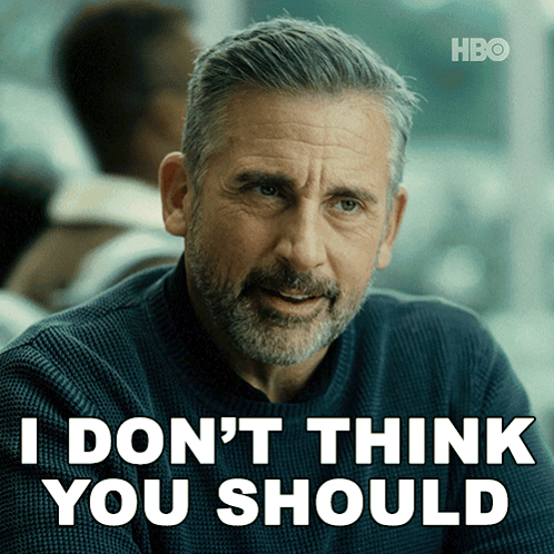 Man Says I Don't Think You Should in Front of HBO Logo