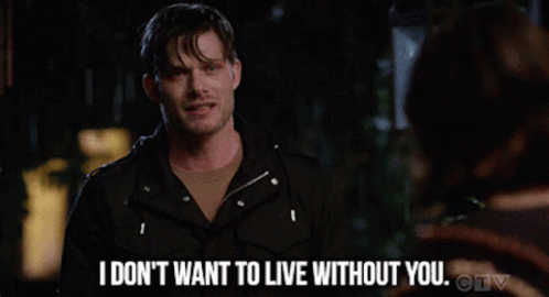 Man Says I Don't Want to Live Without You