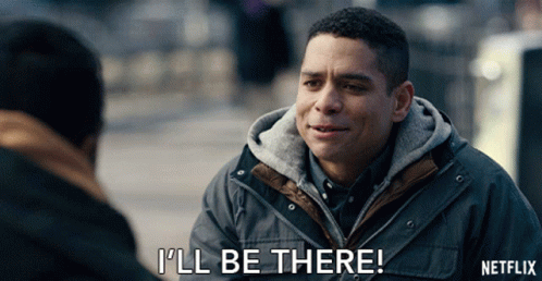 Man Says I'll Be There Netflix Advertisement