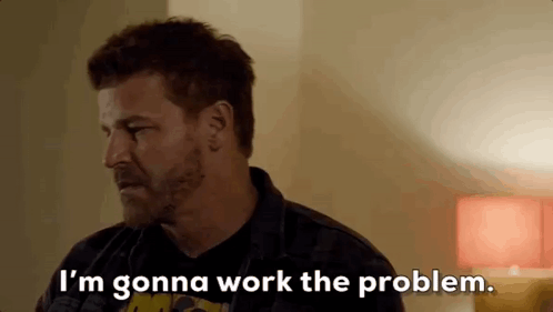 Man Says I'm Gonna Work the Problem