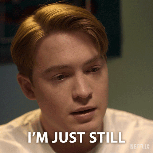 Man Says I'm Just Still In Netflix Ad GIF