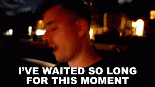 Man Says I Waited Long for This Moment