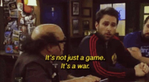 Man Says It's Not Just A Game It's A War GIF