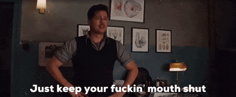 Man Says Just Keep Your Fuckin Mouth Shut