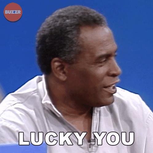 Man Says Lucky You Buzzr Logo