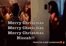 Man Says Merry Christmas Niccah