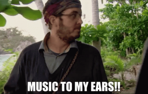 Man Says Music to My Ears in Jungle