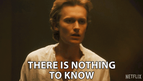 Man Says Nothing to Know