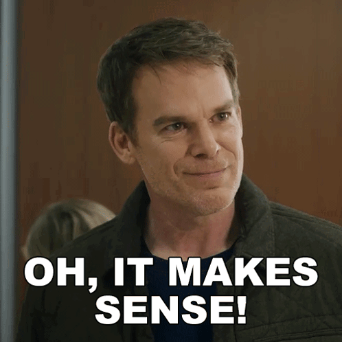 Man Says Oh It Makes Sense