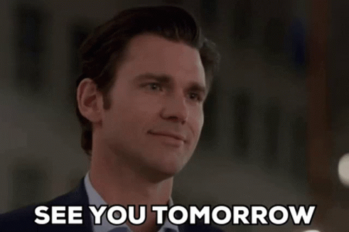 Man Says See You Tomorrow GIF