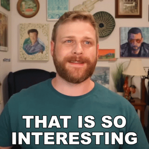 Man Says That Is So Interesting by Paintings