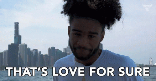 Man Says That's Love For Sure In City GIF