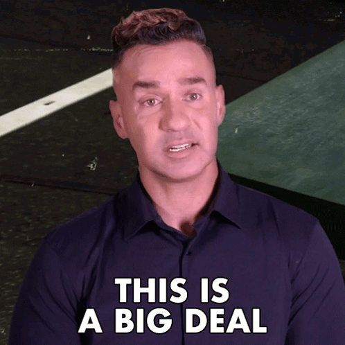 Man Says This Is A Big Deal On Road GIF