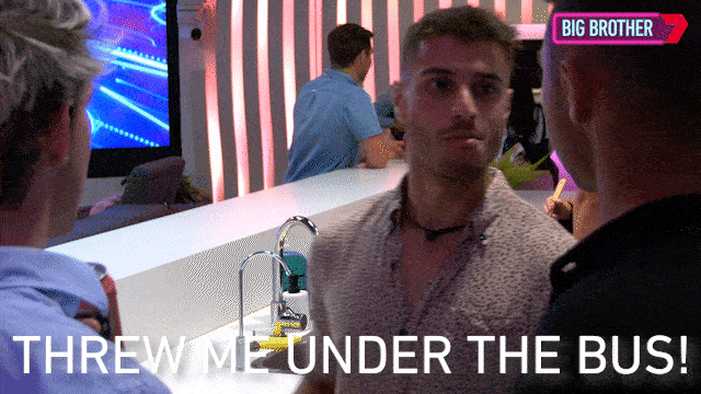 Man Says Threw Me Under The Bus GIF