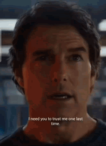 Man Says Trust Me One Last Time