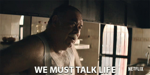 Man Says We Must Talk Life Netflix Logo GIF
