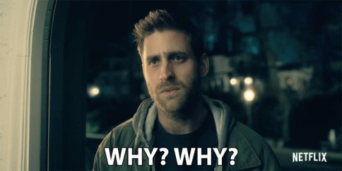 Man Says Why Why At Netflix Ad GIF