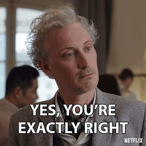 Man Says Yes You're Exactly Right Netflix Ad GIF