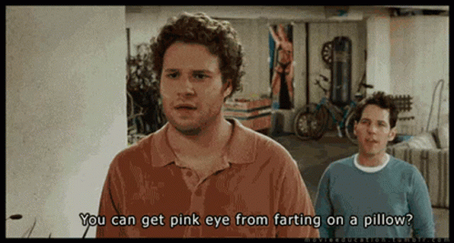 Man Says You Can Get Pink Eye From Farting On A Pillow GIF