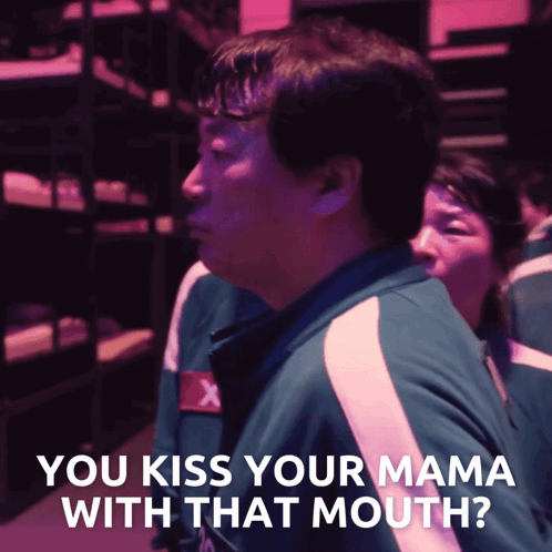 Man Says You Kiss Your Mama With That Mouth Purple Room