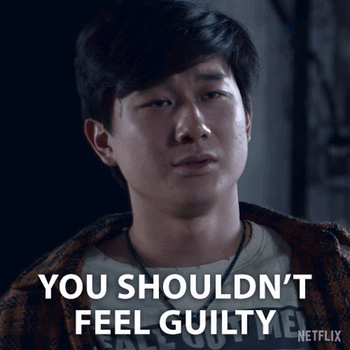 Man Says You Shouldn't Feel Guilty Netflix Ad GIF