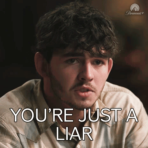 Man Says Youre Just A Liar GIF