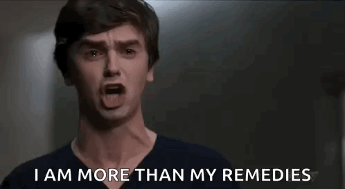 Man Screaming I Am More Than My Remedies GIF