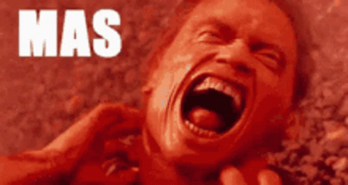 Man Screaming Mas