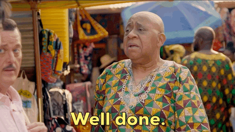 Man Seriously Talking Well Done Congratulations GIF