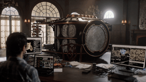 Man Set Up Disappear GIF