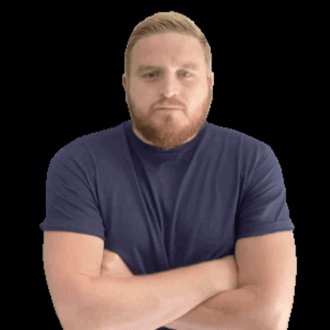 Man Shakes Head Mad Pathetic GIF