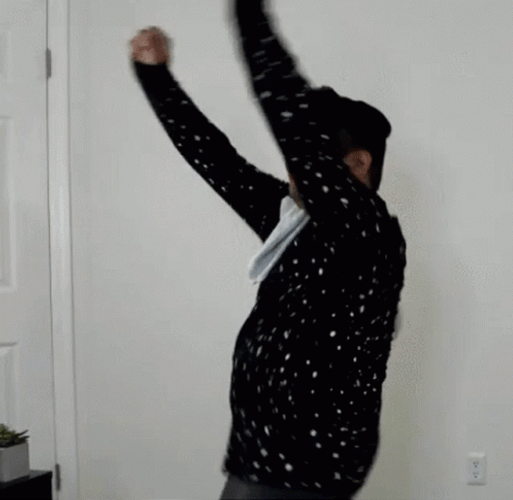 Man Shaking Bottom In Groovy Dance GIF