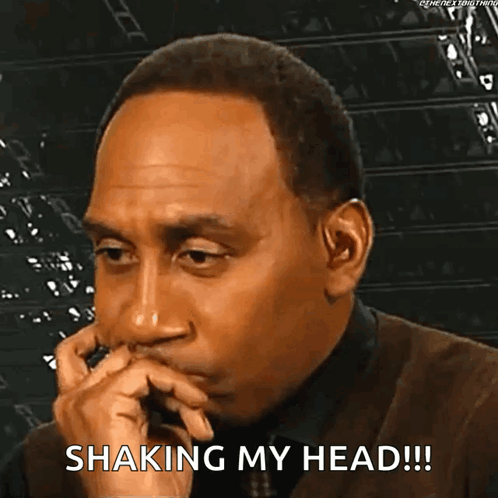 Man Shaking Head Funny Face