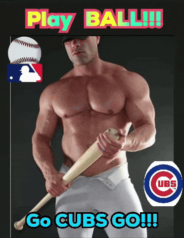 Man Shirtless Holding Baseball Bat