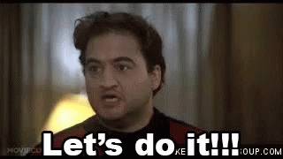 Man Shouts Lets Do It GIF