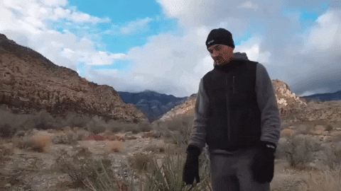 Man Showing Dog Poop On The Ground GIF