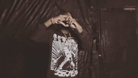 Man Showing Hands Heart Break GIF