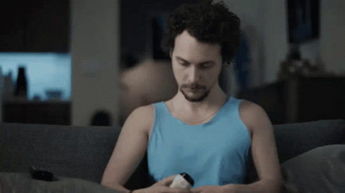 Man Showing Muscle Growth With Friends GIF