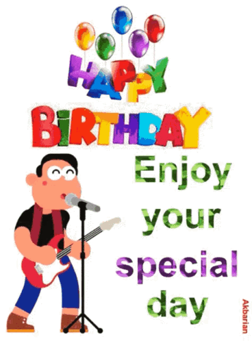 Man Singing Happy Birthday