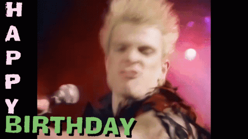 Man Singing Happy Birthday