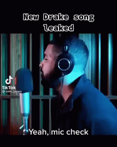 Man Singing Into Microphone GIF