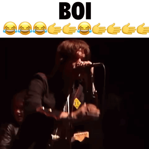 Man Singing Into Microphone Boi GIF