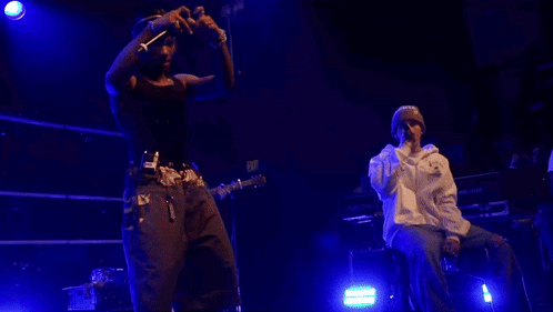 Man Singing Into Microphone GIF