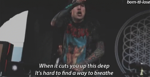 Man Singing Into Microphone GIF