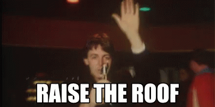 Man Singing Into Microphone Raise The Roof GIF