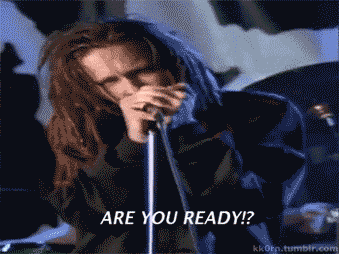 Man Singing Into Microphone Saying Are You Ready