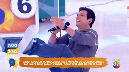 Man Singing Into Microphone SBT Logo
