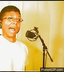 Man Singing Into Microphone With makeagif.com