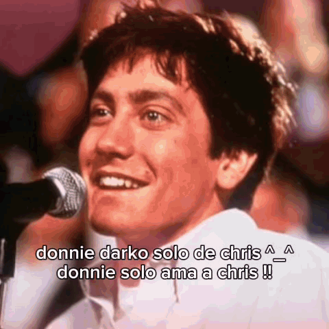 Man Singing With Donnie Darko Solo de Chris Donnie Solo Ama a Chris