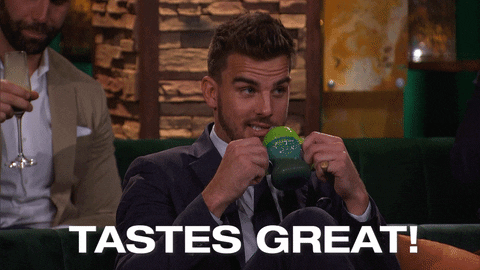 Man Sipping Tea Easter GIF